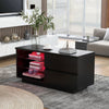 MODERN LED COFFEE TABLE SIDE END TABLE TV STAND CABINET LIVING ROOM FURNITURE