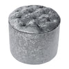 Vanity Crushed Velvet Footstool Chair Diamond Dressing Table Pouffe Stool Seat