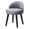 Scallop Velvet Dressing Table Stool Chair Vanity Piano Seat Bedroom Makeup Stool