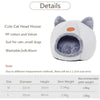 Cat Small Dog House Bed Kitten Pet Igloo Box Cave Puppy Sleeping Cozy Hut Kennel
