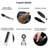 2 x SILICONE COOKING TONGS 9" & 12" INCH HEAVY DUTY NON-STICK STAINLESS STEEL