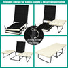 3 IN 1 Sofa Bed Folding Lounge Chair Sleep Convertible Chair Height Adjustable