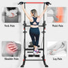 Dip Station Pull Up Bar Multi Gym Power Tower Home Fitness Equipment Machine UK