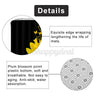 4PC 180cm Waterproof Bathroom Shower Curtain & Toilet Lid Cover Mat a