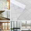 Rainbow Non-Adhesive Colourful Privacy Window Film Frosted Pattern Glass Film