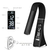 LED Dimmable Reading Bedside Lights Table Desk Light Calendar Clock Touch Adjust