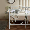 Metal Bed Frame With Crystals Black or White Bed Frame 4FT Double King Mattress