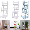 Ladder Shelf Bookcase 3/4 Tier Display Storage Shelving Unit Corner Plant Stand