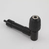 HEAVY DUTY KEYLESS METAL RIGHT ANGLE ANGLED DRILL ALUMINIUM ATTACHMENT CHUCK UK