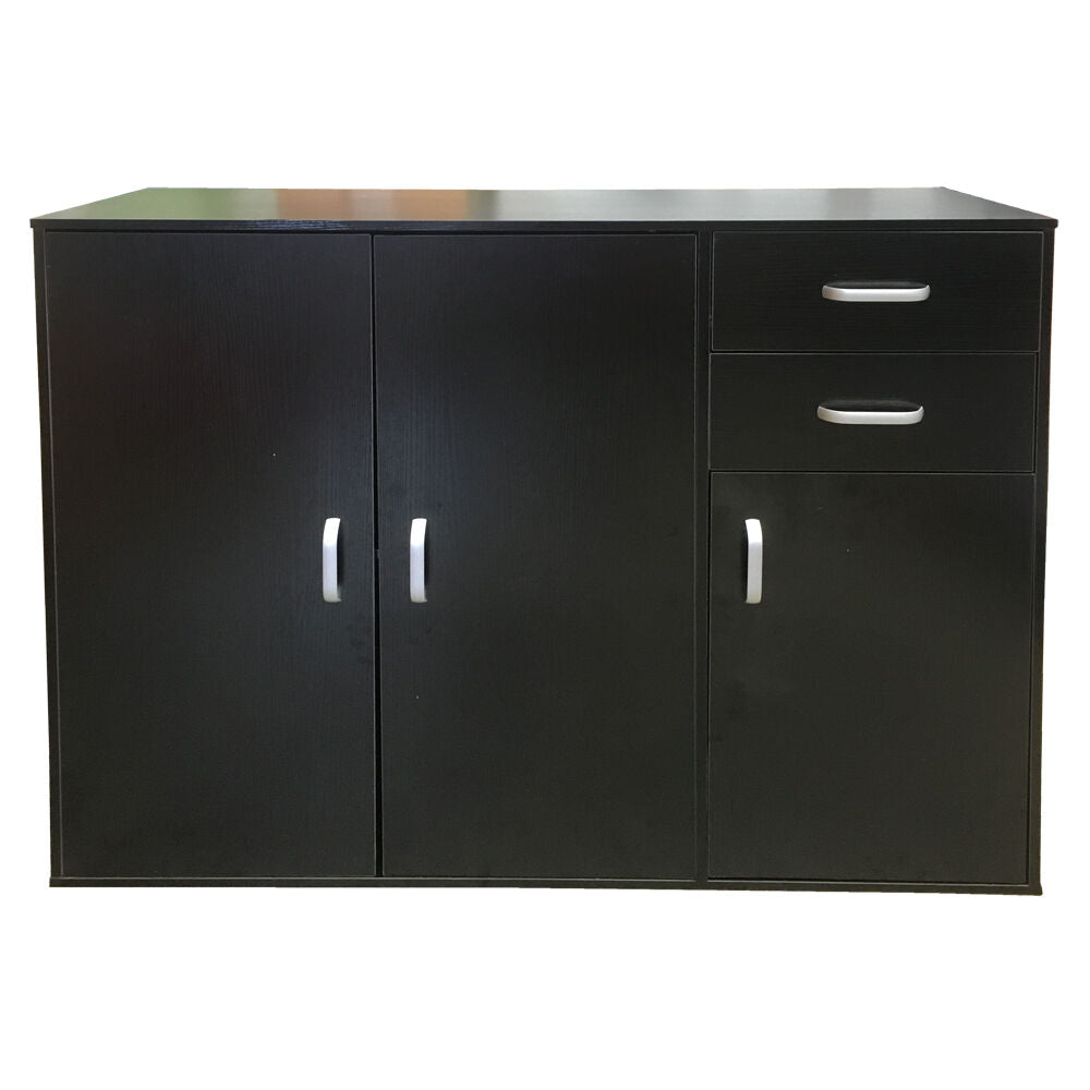 Sideboard Black White Beech Dark Walnut Storage Cabinet Wooden Cupboard Redstone