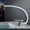 Modern Bathroom Basin Bath Sink Tap Cloakroom Mixer Taps Waterfall Chrome &Waste