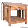 Wooden Lamp Table 1 Drawer MDF Ash Wood Coffee Side End Table Storage Furniture