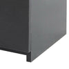 Black Chest of Drawers Bedside Table Side Corner Table Cabinet Drawers Bedroom