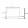 2-4 Tier Kitchen Bathroom Trolley Rack Holder Storage Shelf Organiser on Wheels