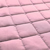 Soft Cotton Quilted Sheet Mat Bed Pad Plain for Mattress Single/Double/King Size