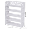 5 Tiers 12 Shoe Rack Storage Shelf Display Stand Organiser Unit Cabinet White UK