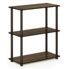 Furinno Turn-N-Tube 3-Tier Compact Multipurpose Shelf Display Rack Bookshelf