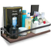 2PCS Retro Industrial Style Wall Shelf Shelving Unit Metal Wood Storage Vintage