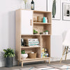 Cupboard Storage Sideboard Display Cabinet Freestanding Bookcase with Doors