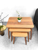 Nest of Tables, Nested Tables, Lamp Side, Coffee Furniture, Brown, Wood