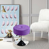 Adjustable Height Swivel Dressing Table Stool Chair Velvet Makeup Padded Bedroom