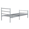 3FT Single Silver Metal Bed Frame Heavy Duty Steel Bedroom Bedstead Bedframe