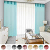 Voile Shimmer Net Curtain Sheer Slot Top Rod Pocket Window Drape Single Panel UK