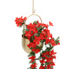 Nordic Metal Hanging Flower Pot Planter Basket Plant Vase Holder Garden Patio UK
