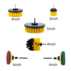 6pcs Drill Brush Electric Attachment Set Cleaning Carpet Cleaner Power Scrubber