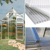 Clear Fireproofing PC Hallow Wall Polycarbonate Greenhouse Sheets Replacement