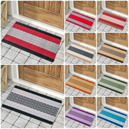 Non Slip Gel Back Door Mat Indoor Rugs Washable Kitchen Hallway Floor Carpets