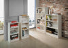 White Bookcase 3 Tier Narrow Shelving Storage Unit Living Room Bedroom