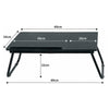 Laptop Table Folding Desk Stand Bed Tray Sofa Computer Study Portable Adjustable