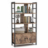 Tribesigns Storage Cabinet with 3 Shelves& 2 Doors Industrial Bookcase Bookshelf