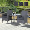 Rattan Furniture Bistro Set Garden Table Chair Patio Outdoor Conservatory Wicker