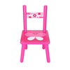 Pink 2 Chairs Flowers Kids Childrens Wooden Garden or Inside Table Set