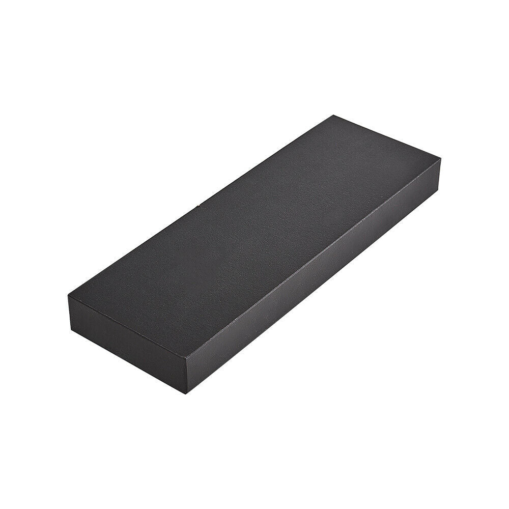 Black 3 x Floating Wall Shelf Wooden Shelves Wall Storage 80cm -