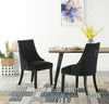 Windsor Tufted Studded Velvet Dining Accent Chair Victoria Door Knocker 1/2/4/6