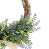 Artificial Rose Lavender Vine Ring Wreath Garland Home Party Wedding Door Decor