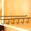 2 x Metal Kitchen Under Shelf Cabinet Cupboard Mug Cup Utensils Holder Hook Rack