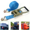 2* 2000 kg 50mm x 7m Heavy Duty RATCHET STRAP Tie Down 2000 kg webbing