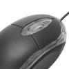 WIRED USB OPTICAL MOUSE FOR PC LAPTOP COMPUTER SCROLL WHEEL - BLACK MOUSE