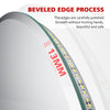 Round LED Bathroom Mirror RGB Backlit Dimmable Illuminated Lights Demister 600mm