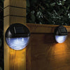 Solar Powered LED Garden Fence Lights Wall Patio Door Decking Outdoor Lighting