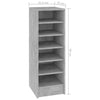 Home Shoe Cabinet Concrete Grey 31.5x35x90 cm Chipboard