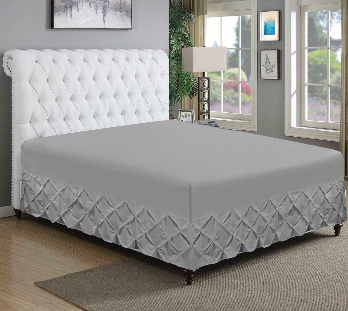 Pintuck Pleated Alford Duvet Cover Set Bedding With Pillowcase All Sizes Colours