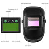 Auto Darkening Mask Welding Helmet Welders Grinding Solar Power + 5 Spare Lenses
