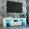 Modern High Gloss TV Unit Cabinet Stand Sideboard Entertainment Center LED Light