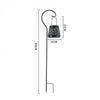 Solar Powered LED Light Outdoor Yard Path Hanging Lantern Garden Decorative Lamp