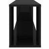 TV Cabinet High Gloss Black 100x24x32 cm Chipboard Living Room Hot Sale